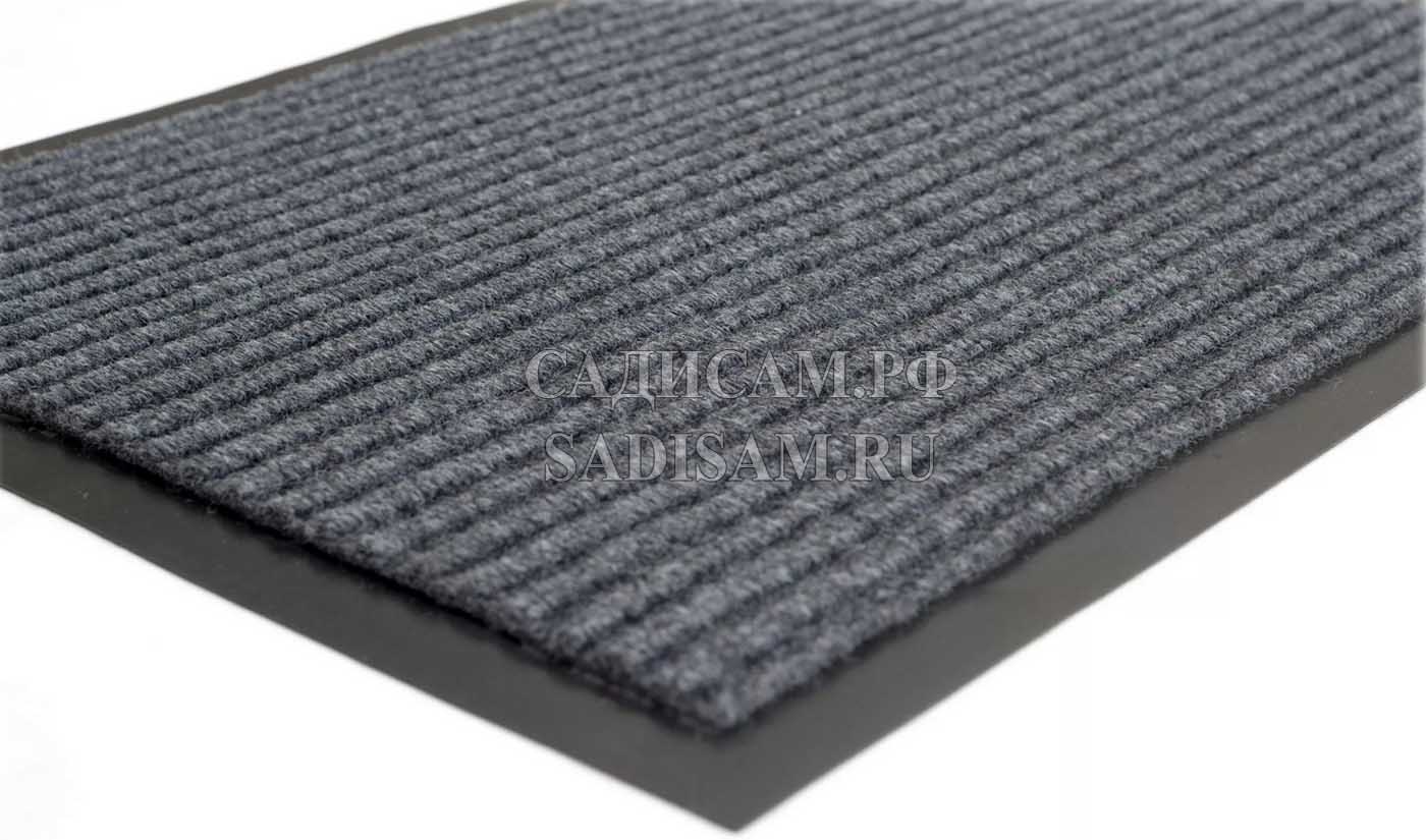 Коврик 120*180см влаговпитывающий ребристый Floor mat стандарт, черный